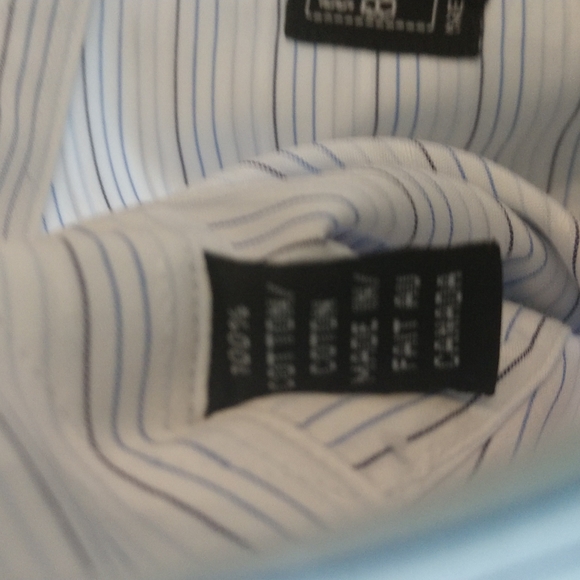 Ike Behar French Cuff Dress Shirt size 18" x 37" - Picture 3 of 7